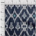 thumbnail image 1 of oneOone Cotton Poplin Fabric Geometric Ikat Printed Craft Fabric BTY 56 Inch Wide, 1 of 4