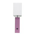 thumbnail image 2 of Elegant Designs Modern Leather Table Lamp with USB and White Fabric Shade, 2 of 7