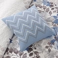thumbnail image 4 of Madison Park Ensemble de Couvre-Lit Luna, Grand Lit/Grand, Bleu, 4 of 5