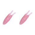 thumbnail image 2 of yingyy Resin Nose Massager Full Body Circulation Portable Massage Presents Travelling Lifting Scraper Gadgets Pink 2Set, 2 of 6