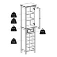 thumbnail image 3 of Winsome Burgundy Wine Display Tower, Black - 20667, 3 of 9