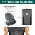 thumbnail image 5 of Masque de Ski Cagoule Ajustable pour Hommes & Femmes, Protection UV Coupe-Vent Réutilisable en Tissu pour Ski, Course, Pêche, Randonnée, Cyclisme, 5 of 5
