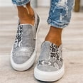 thumbnail image 1 of Espadrilles pour Femmes Liquidation Espadrilles Mode Bout Rond Antidérapantes Confortables à Enfiler Chaussures de Marche, 1 of 6