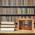 thumbnail image 1 of Relief Anxiety Bookshelf with 200Books Miniature Library Wooden Bookshelf Shake Your Anxiety A, 1 of 5