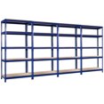 thumbnail image 1 of Patiojoy 5-Tier Industrial Steel Storage Shelves Garage Rack with Adjustable Shelves Navy Blue, 1 of 6