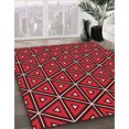 thumbnail image 3 of Ahgly Company Tapis Rectangulaire Lavable en Machine Intérieur Transitionnel Rouge Tomate, 4 Pieds x 6 Pieds, 3 of 7