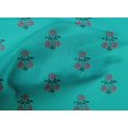 thumbnail image 4 of oneOone Cotton Poplin Fabric Leaves & Floral Block Print Fabric BTY 42 Inch Wide, 4 of 5