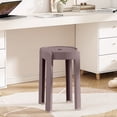 thumbnail image 1 of HOARBOEG Home Chairs Made Of Thick Plastic Can Be Stacked And Stacked. Dining Table Stools Windmill Stools High Round Stools Rubber Stools And Simples Chairs, 1 of 6
