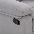 thumbnail image 3 of Fauteuil inclinable d'intérieur CorLiving Oren, manuel, en tissu doux et de haute qualité, 3 of 9