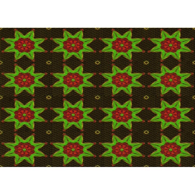 Ahgly Company Tapis Rectangulaire Lavable en Machine Rouge Nuit, 8 Pieds x 10 Pieds