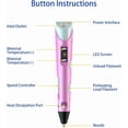 thumbnail image 2 of 3D Pen,Upgrade 3D Printing Pen for Kids with Display, Auto Feeding Smoother Experience, Intelligent 3D Printer Pen, 2 of 5