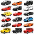 thumbnail image 2 of Voiture Miniature 1:36 à Rétrofriction en Alliage, Jouet de Course pour Enfants Garçons, Collection, de Table, 2 of 6
