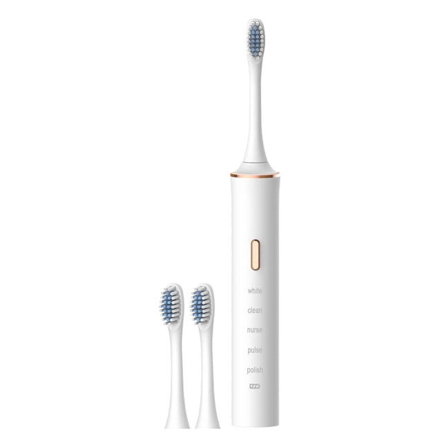 Iumwxz Electric Toothbrush Adult USB Rechargeable Toothbrush Set With Two Brush Heads
