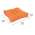 thumbnail image 2 of EGYMEN 40cm 3D Thick Imitation Linen Seat Cushion, Compressed Travel Floor Mat with Candy Colors, 2 of 6