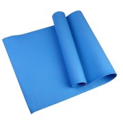 Pro Non-Slip Eco-Friendly Exercise Yoga Mat with Carrying Strap-blue-