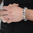 thumbnail image 4 of Thinsony Distinctive Gothic Punk Dragon Scale Bangle 48 inches Cool and Contemporary Silver 9.05 Inch 1Set, 4 of 6