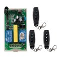 thumbnail image 3 of Télécommande Sans Fil AC 220V 2 CH 2CH RF Récepteur + Émetteur Moteur Tubulaire pour Porte de Garage, Facile à Installer, 3 of 5