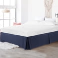 thumbnail image 2 of PiccoCasa Bed Skirt Double Brushed Microfiber with Dust Ruffle, Queen Navy Blue, 2 of 7