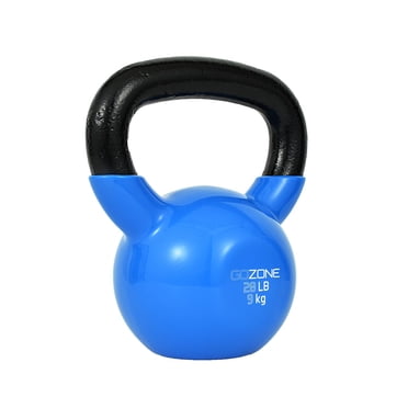 GoZone Vinyl-Dipped Cast Iron Kettlebell