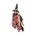 thumbnail image 1 of HUASHENG Sorcière Debout Animée d'Halloween Format Grand Sorcière Animatronique avec Phrases Préenregistrées Bras Articulés Rouges Lumineux Idéale pour la Déco Effrayante des Fêtes d'Halloween Accessoire Intérieur/extérieur, 1 of 4