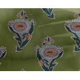 thumbnail image 4 of oneOone Georgette Viscose Fabric Leaves & Floral Block Print Sewing Fabric BTY 42 Inch Wide, 4 of 5