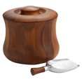thumbnail image 2 of Nambe Nara Wood Ice Bucket, Medium, Brown, 2 of 6