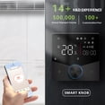 thumbnail image 4 of WiFi Smart Thermostat, Wall Mounted Temperature Controller with LED Panel, 8 Lighting Effects, 7 Color Lights Transition, Capacitive Touch Button, 4 of 7