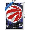 thumbnail image 2 of NBA Toronto Raptors - Maximalist Logo 23 Wall Poster, 22.375" x 34", 2 of 4