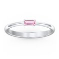 thumbnail image 2 of East-West Stackable Baguette Ring in Sterling Silver, 2 of 3