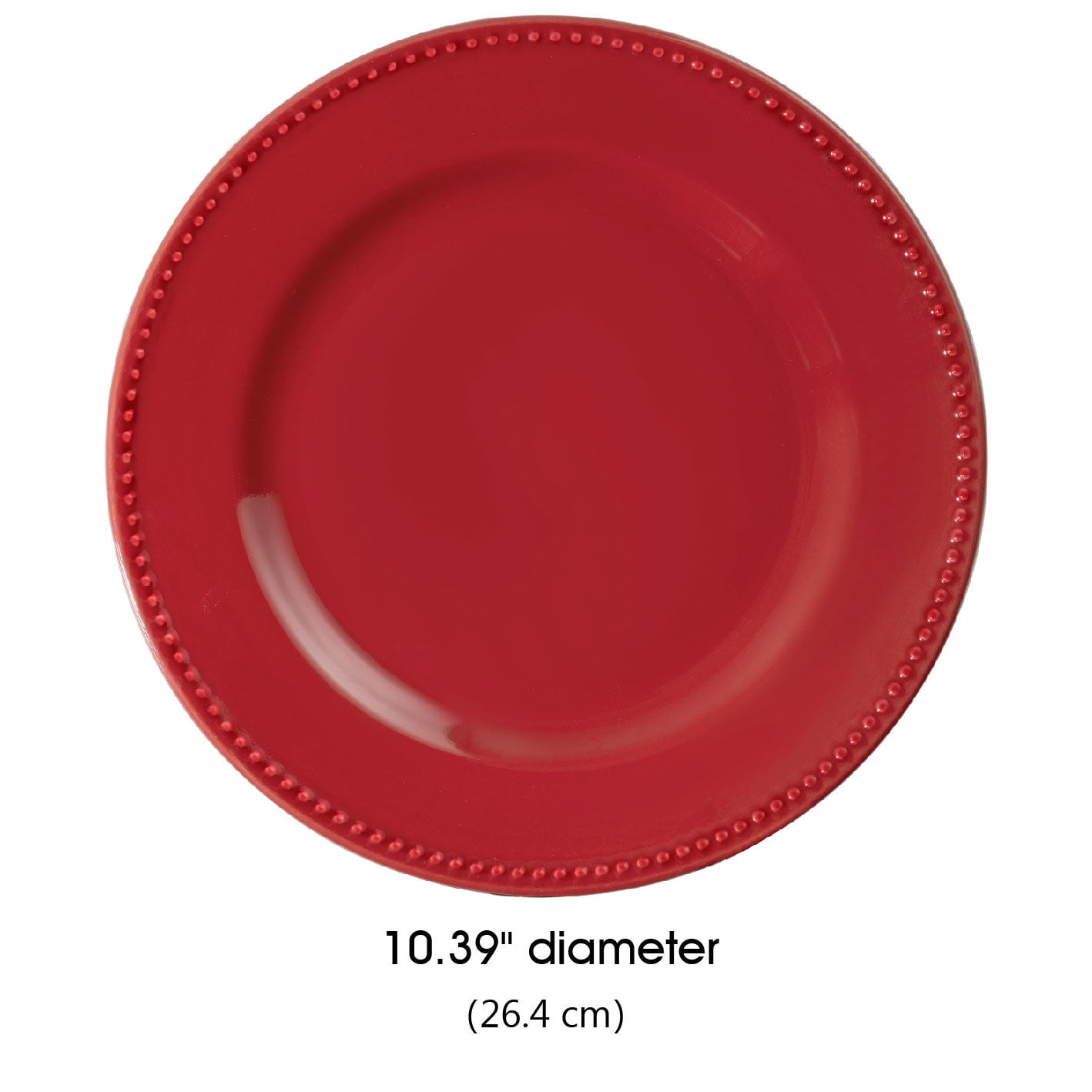 Mainstays Brynn Red 12 Piece Dinner Set