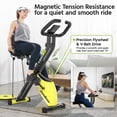 thumbnail image 3 of Pooboo 4in1 Folding Exercise Bike 8 Levels  Magnetic Resistance Indoor Workout Stationary Bike, 3 of 17