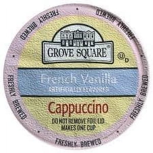 Grove Square Pochettes à café Vanilla Cappuccino K-Cup - 96 Compte (4 Boîtes de 24 K-Cups)