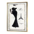 thumbnail image 1 of Élégance Glam Paris Diva I - Toile Encadrée de Mode, 1 of 3