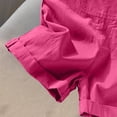 thumbnail image 4 of Plebaso Girls Summer Sleeveless Solid Color Casual Suspender Romper Spaghetti Strap Shorts Jumpsuit With Pockets, 4 of 6