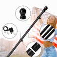 thumbnail image 1 of YAOMOBB Flag Bracket 360 Degree Rotation Flagpole Ring Length Adjustable Strong Load Bearing Home Decoration Flag Holder, 1 of 6