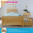 thumbnail image 2 of BEDSMART Solid Wood Twin Size Bed With Storage | Natural, 2 of 7