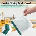 thumbnail image 4 of 8-Pack Reusable Freezer Bags Silicone, Reusable Sandwich Bags and Reusable Snack Bags for Kids Travel/Home Organization, Reusable Food Storage Bags/BPA Free, 4 of 8