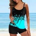 thumbnail image 2 of Women‘S Tankini Large Bikini Digital Suspender Beach Split Swimsuit, 2 of 3