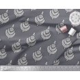 thumbnail image 2 of Soimoi Polyester Crepe Fabric Leaves & Floral Block Fabric Prints by Yard 52 Inch Wide, 2 of 3