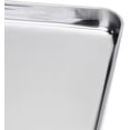 thumbnail image 3 of Set of 2 Baking Sheet, 16 x 12 x 1 Inch Stainless Steel Cookie Pans Baking Tray, Non Toxic and Healthy, Mirror Finish and Rust Free, Easy Clean and Dishwasher Safe, 3 of 7