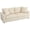 Cream White, variant on HOMCOM 3 Seater Sofa, Upholstered Sofa Couch for Bedroom, Cream