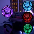 thumbnail image 1 of Lampe d'Art Colorée Dodécaèdre Infini Exquise USB Cool Décoration Intérieure, 1 of 8