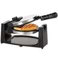 thumbnail image 1 of BELLA Classic Rotating Non-Stick Belgian Waffle Maker, Perfect 1" Thick Waffles, PFOA Free Non Stick Coating & Removeable Drip Tray for Easy Clean Up, Browning Control, Stainless Steel, 1 of 2