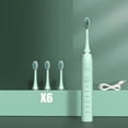 thumbnail image 2 of Electric Toothbrush Powerful Sonic Cleaning Rechargeable Waterproof Toothbrush For Kids Children, 2 of 2