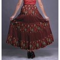 thumbnail image 3 of Bimba Printed SkirtsForWomen Long Length 5 Tier Cotton Skirt Boho Clothing, 3 of 5