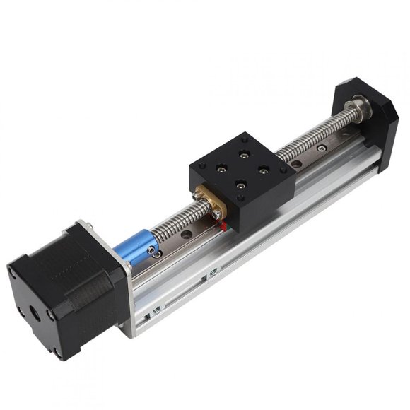 Peahefy Precision Linear Rail Guide,BACHIN Linear Motion Sliding Table CNC Rail Guide Slide Stage 1.8 Degrees Step Angle
