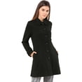 thumbnail image 1 of INSPIRE CHIC Manteau d'Hiver pour Femme à Col Peter Pan, à Simple Boutonnage, 1 of 6