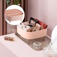 thumbnail image 1 of RKSTN storage box Makeup Organizer, Compact Desktop Skincares Display Case, 4 Spaces Eyeshadow Pallet Cosmetics Storage For Bathroom Countertop And Bedroom Vanity Dresser, 1 of 5