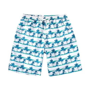 YOUSNH Big Kids Boy Beach Pants Swimming Short Pants Kids Boys Casual Shorts Sunscreen Beach Pants Boy's Five Minute Swim Trunks Boys Swimsuit Dark Blue 13-14 Years