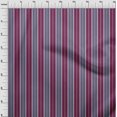 thumbnail image 2 of oneOone Cotton Poplin Fabric Multicolor Stripe Print Sewing Fabric BTY 56 Inch Wide, 2 of 3